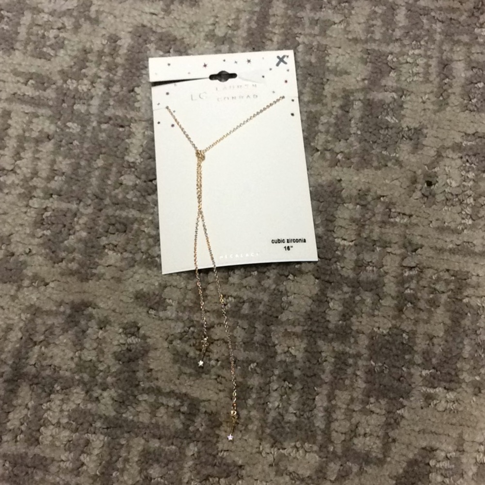 Gold star necklace